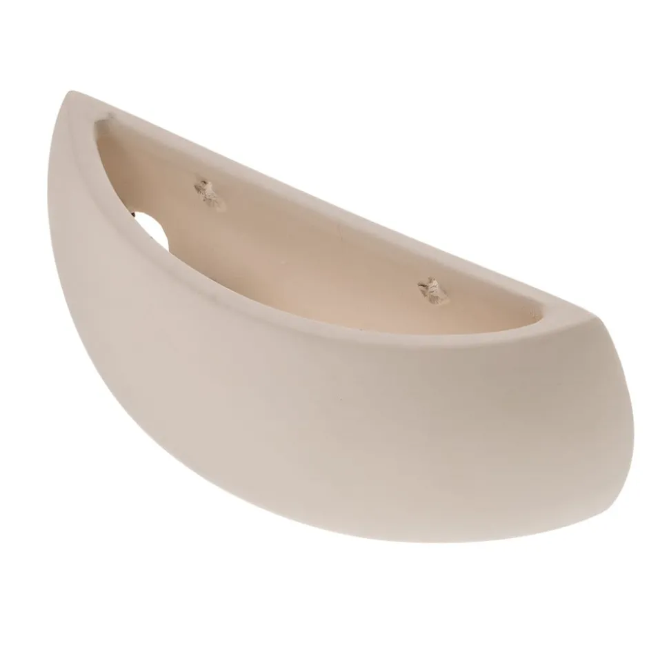 Wandlamp Curve up/down van wit keramiek