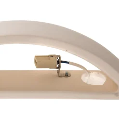 Wandlamp Curve up/down van wit keramiek