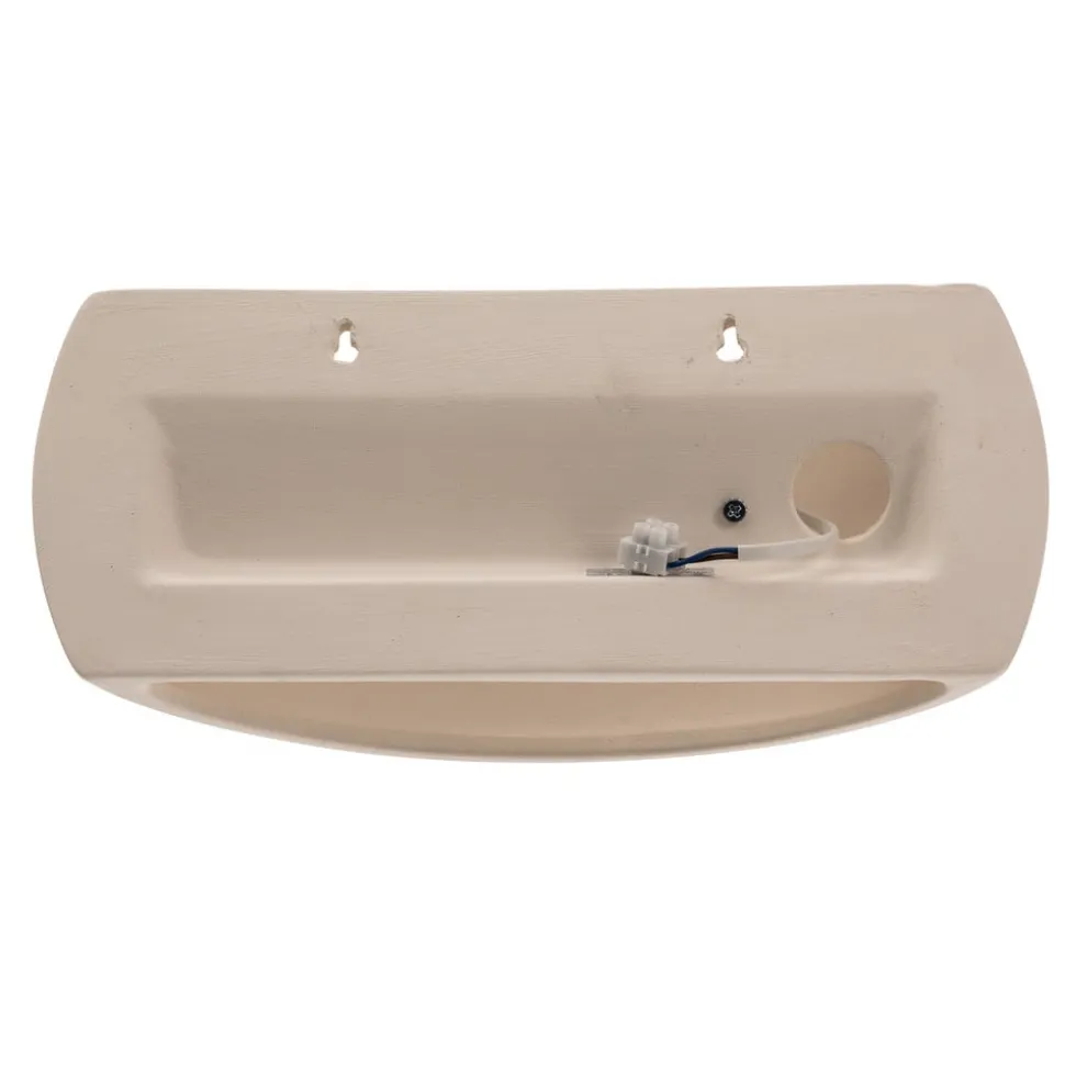 Wandlamp Curve up/down van wit keramiek