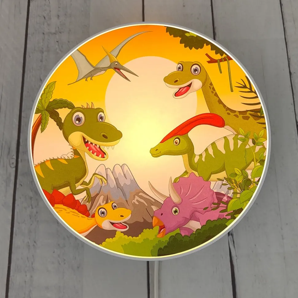 Wandlamp Dinos met stekker