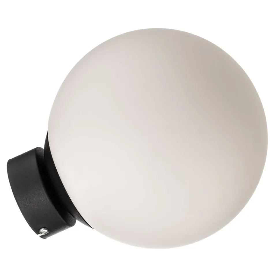 Wandlamp Dione, wandbevestiging zwart