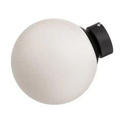 Wandlamp Dione, wandbevestiging zwart
