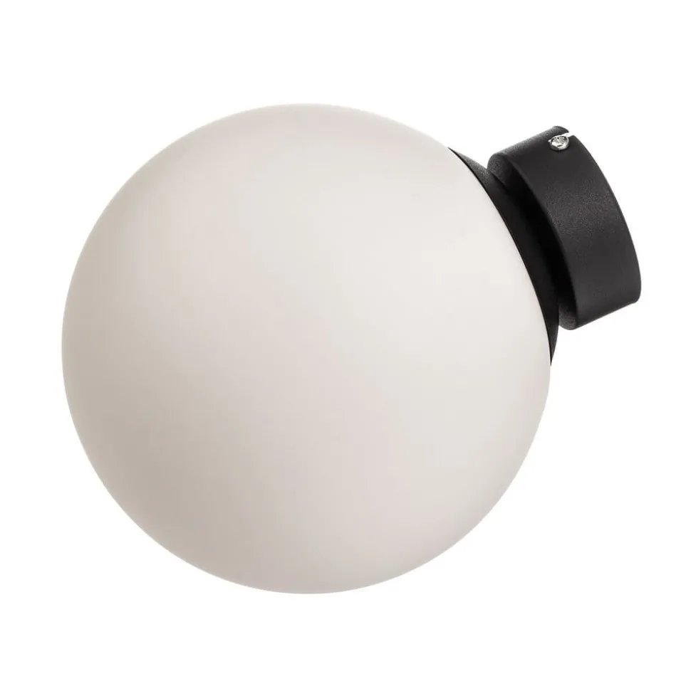 Wandlamp Dione, wandbevestiging zwart