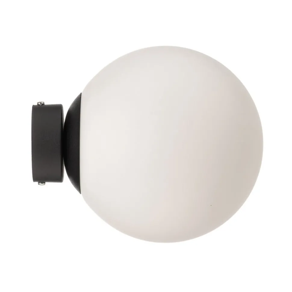 Wandlamp Dione, wandbevestiging zwart