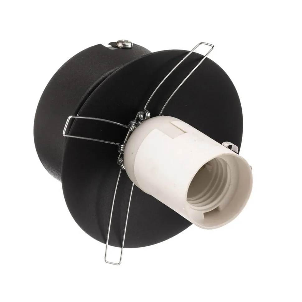 Wandlamp Dione, wandbevestiging zwart