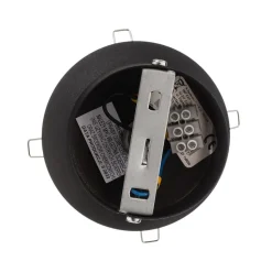 Wandlamp Dione, wandbevestiging zwart