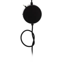 Wandlamp Dover met stekker, zwart, 1-lamp