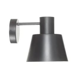 Wandlamp Dunka van metaal, 1-lamp, zwart