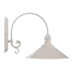 Wandlamp Elmo, wit gelakt