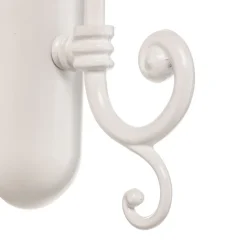 Wandlamp Elmo, wit gelakt