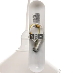 Wandlamp Elmo, wit gelakt