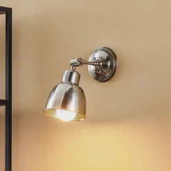 Wandlamp Emoti, 1-lamp, chroom