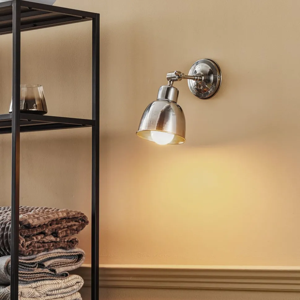 Wandlamp Emoti, 1-lamp, chroom