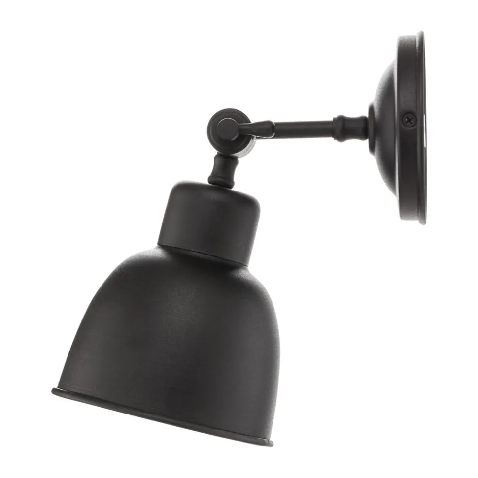 Wandlamp Emoti, 1-lamp, zwart