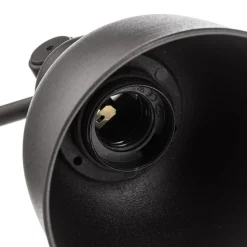 Wandlamp Emoti, 1-lamp, zwart