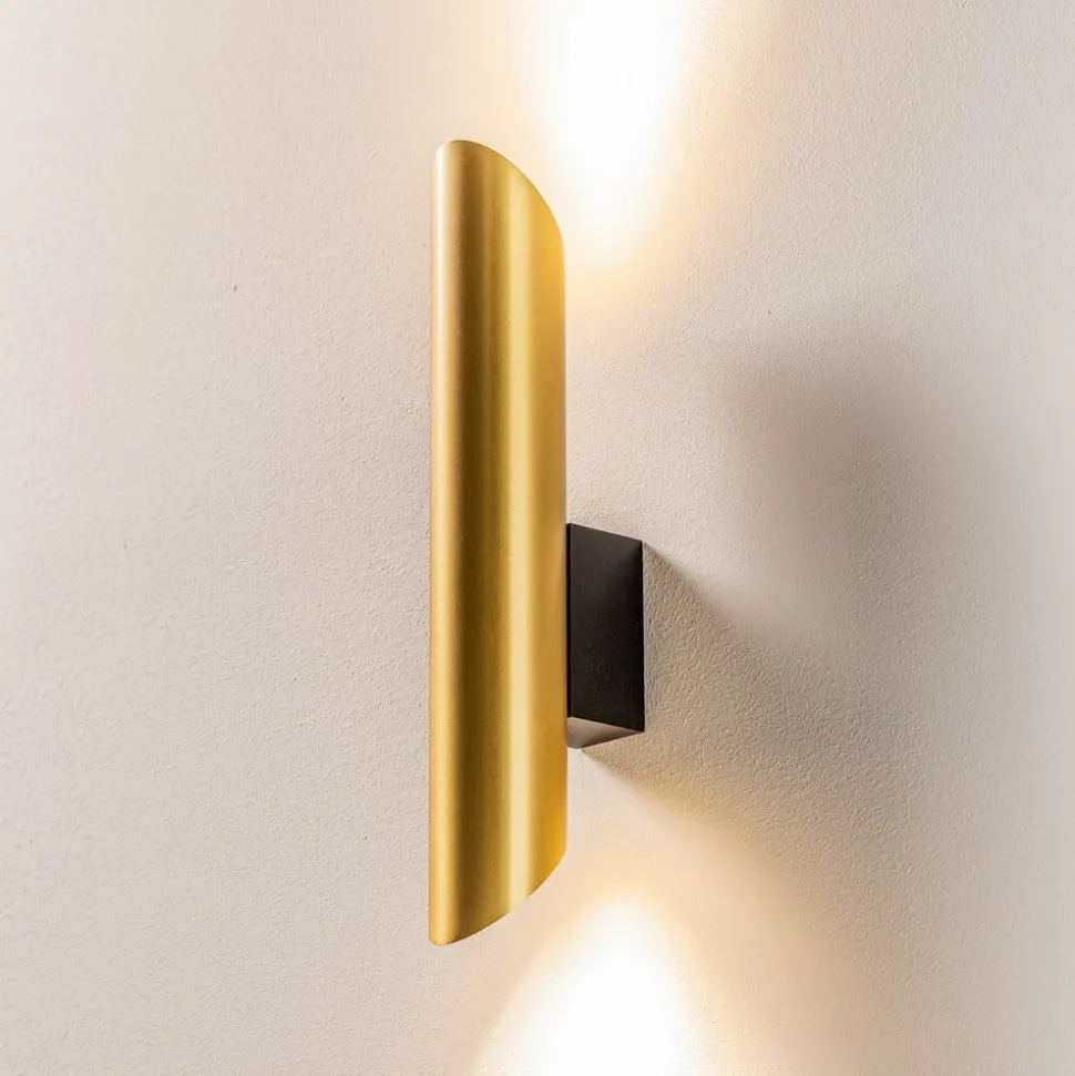 Wandlamp Eye Cut, messing