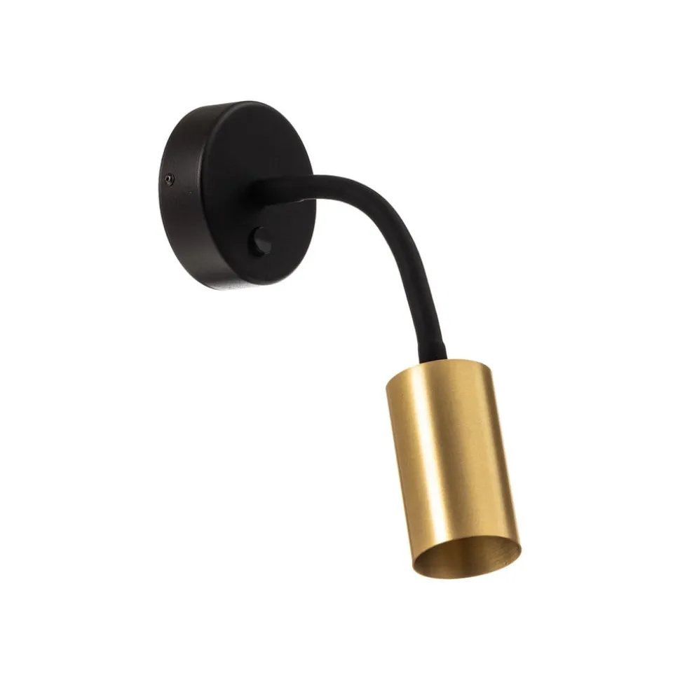 Wandlamp Eye Flex S, messing