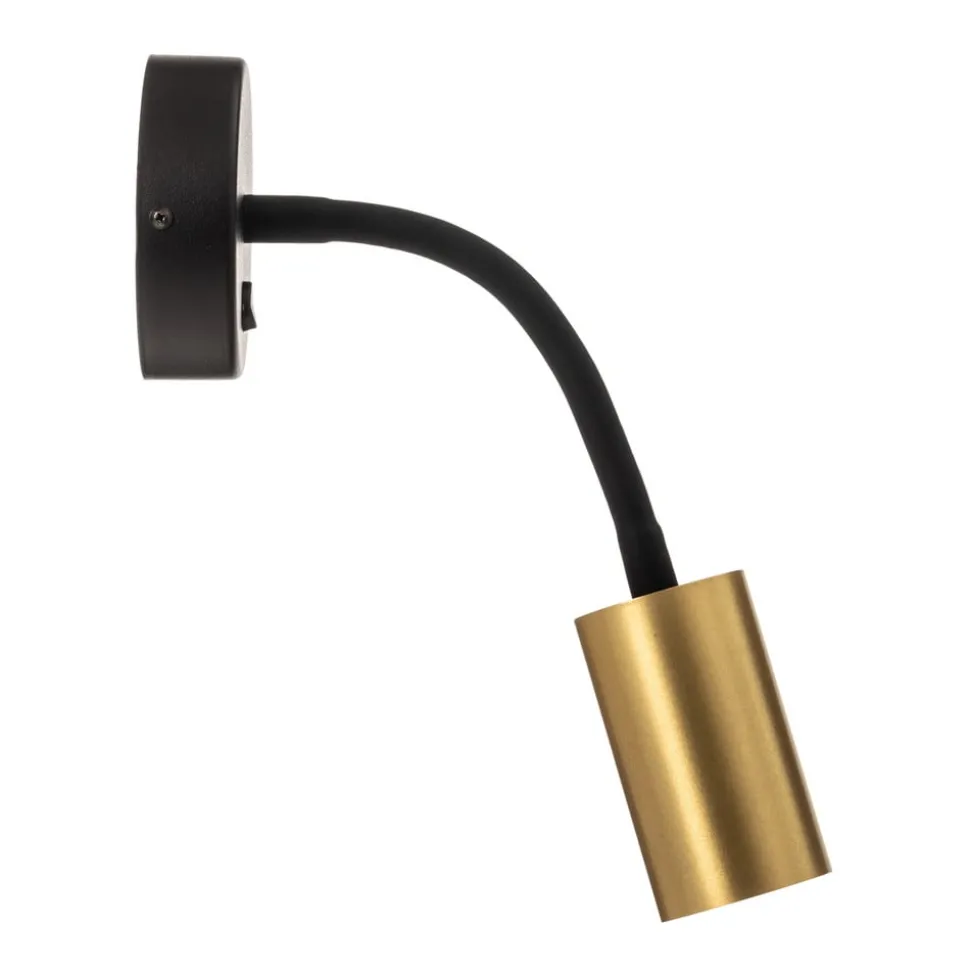 Wandlamp Eye Flex S, messing