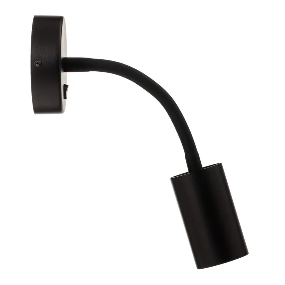 Wandlamp Eye Flex S, zwart