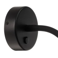 Wandlamp Eye Flex S, zwart