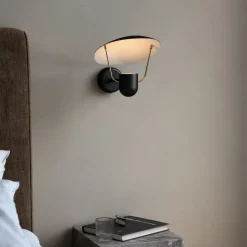 Wandlamp Fabiola met schakelaar, zwart