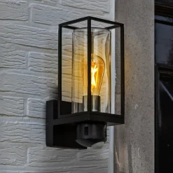 Wandlamp Flair kap boven 1-lamp camera