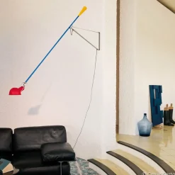 Wandlamp FLOS 265 van staal, chromatica