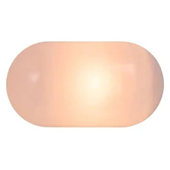 Wandlamp Foam in ovale vorm met IP44, zwart