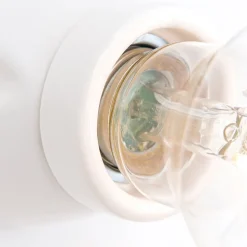 Wandlamp Frost keramiek, wit