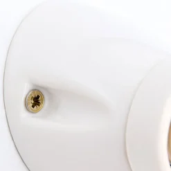 Wandlamp Frost keramiek, wit