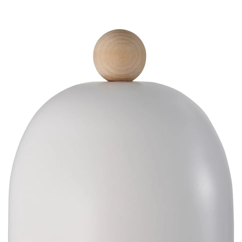 Wandlamp Gaston met snoer en stekker, metaal, wit