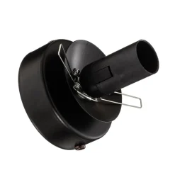 Wandlamp Glassy, zwart, amber, glas, E14, Ø 14 cm