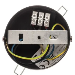 Wandlamp Glassy, zwart, grafiet, glas, E14, Ø 14 cm