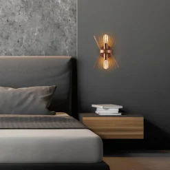 Wandlamp GMN-000010 omhoog/omlaag koper