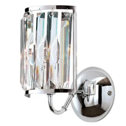 Wandlamp Gstaad met kristalbezetting