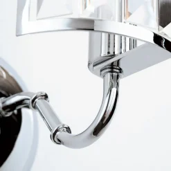 Wandlamp Gstaad met kristalbezetting