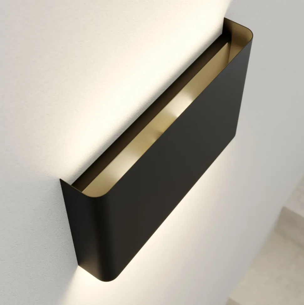 Wandlamp Haga, set van 3, grafiet, G9, up/down, 15 cm hoog