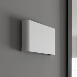 Wandlamp Haga, wit, metaal, G9, up/down, 25,5 cm breed