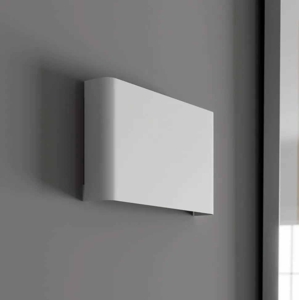 Wandlamp Haga, wit, metaal, G9, up/down, 25,5 cm breed