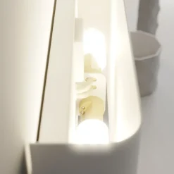 Wandlamp Haga, wit, metaal, G9, up/down, 25,5 cm breed