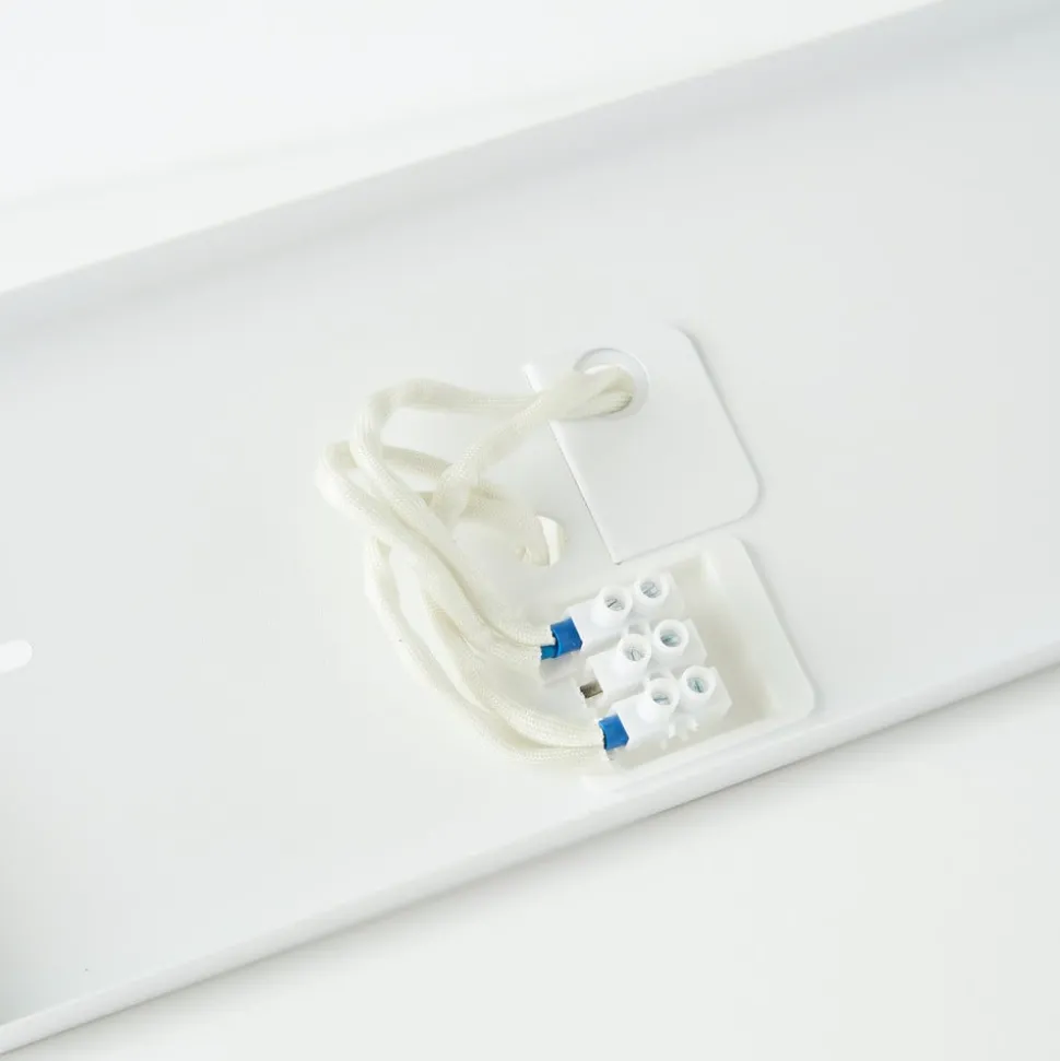 Wandlamp Haga, wit, metaal, G9, up/down, 25,5 cm breed