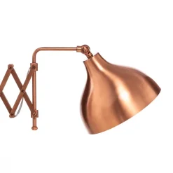 Wandlamp HAP-9082-CPR met schaararm, koper