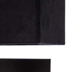 Wandlamp Harry, hoekig, zwart/messing/zwart