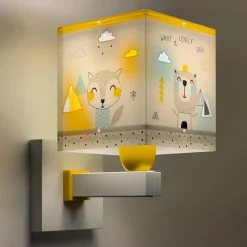 Wandlamp Hello Little met stekker