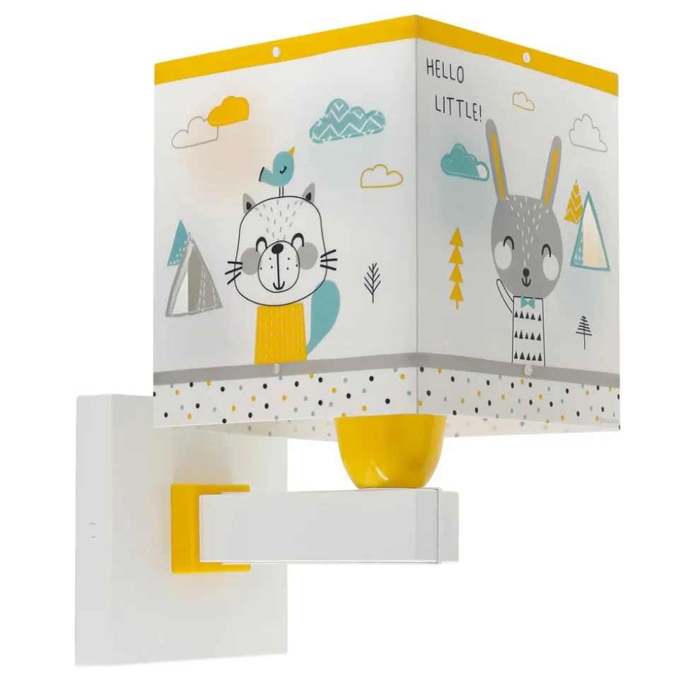 Wandlamp Hello Little met stekker