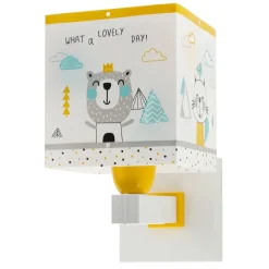 Wandlamp Hello Little met stekker