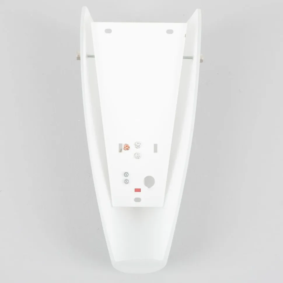 Wandlamp Hermine, wit, glas, hoogte 30cm, E27