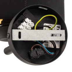 Wandlamp Hilton, zwart/goud