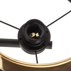 Wandlamp Hilton, zwart/goud