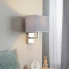 Wandlamp Hotel A, grijs